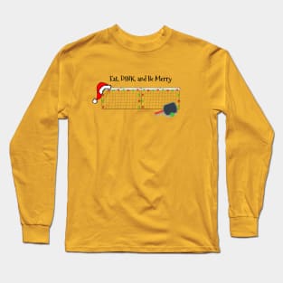 Eat, Dink and Be Merry - Pickleball Christmas Long Sleeve T-Shirt